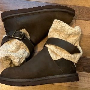 flash sale! Like new crochet uggs